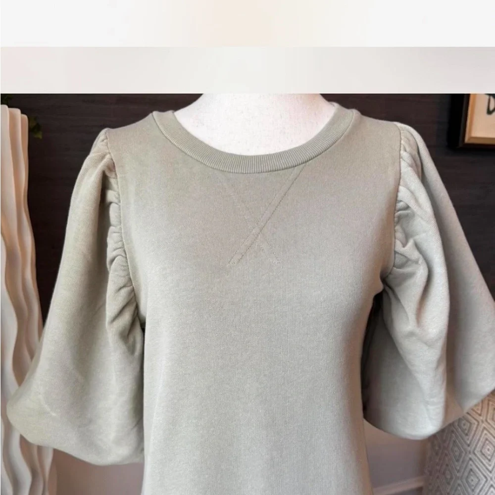 Rebecca Minkoff Tan Puff Sleeve Sheath Dress - Picture 3 of 7